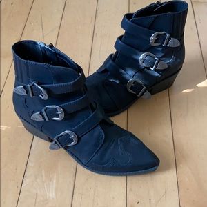 Buckle booties